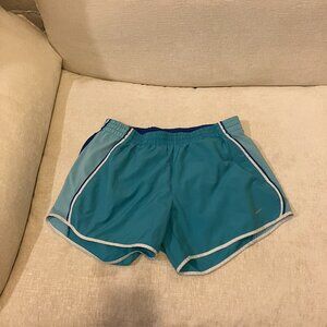 Nike Dri Fit Blue & White Running Shorts Size Small